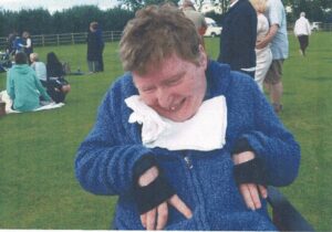 photo of supporter Rebecca visiting bransby horses
