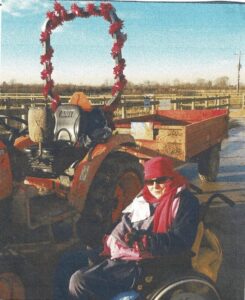 photo of supporter Rebecca visiting bransby horses