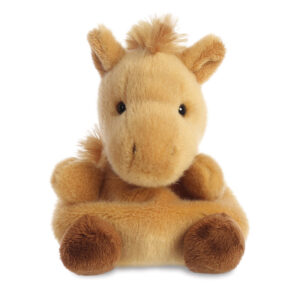 small chestnut pony plushie