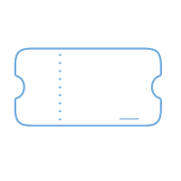 blue ticket icon
