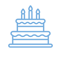birthday cake icon