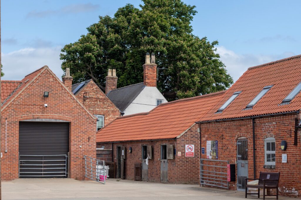 visitor centre courtyard