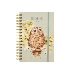 wrendale treetops owl a5 notebook