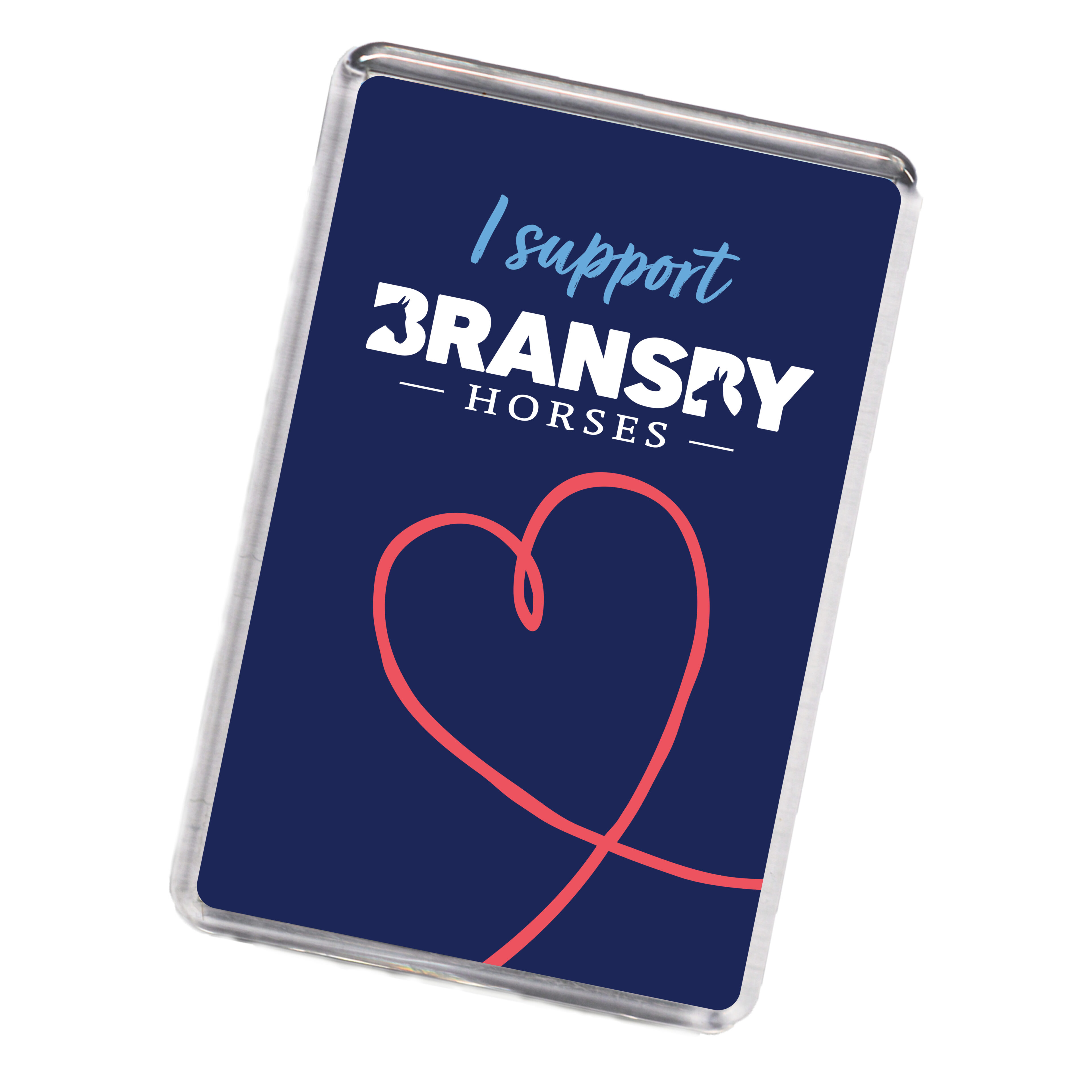 I support Bransby Horses magnet